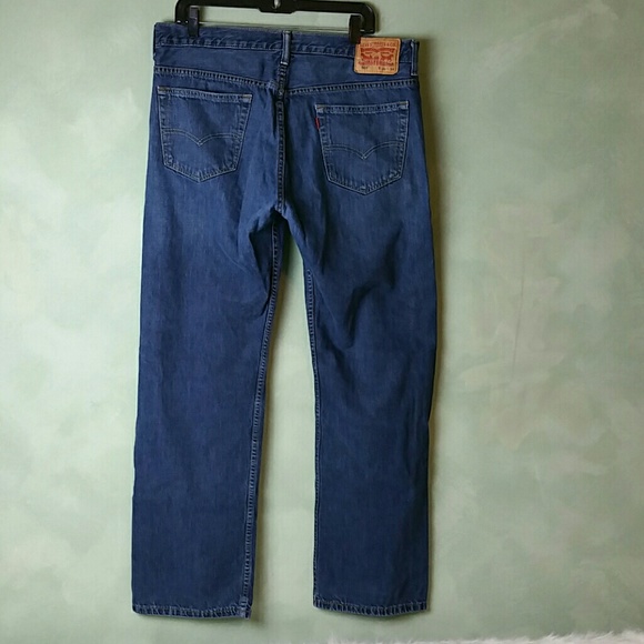 LEVIS MENS's 569 LOOSE STRAIGHT LEG JEANS W36XL34 - Picture 4 of 7